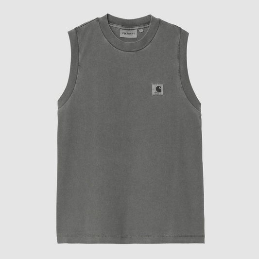 W' Nelson A-Shirt Black Garment Dyed