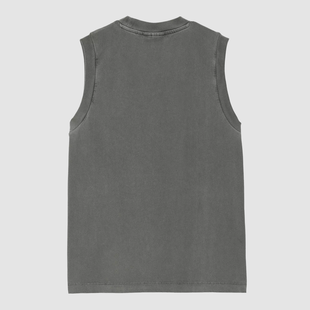 W' Nelson A-Shirt Black Garment Dyed