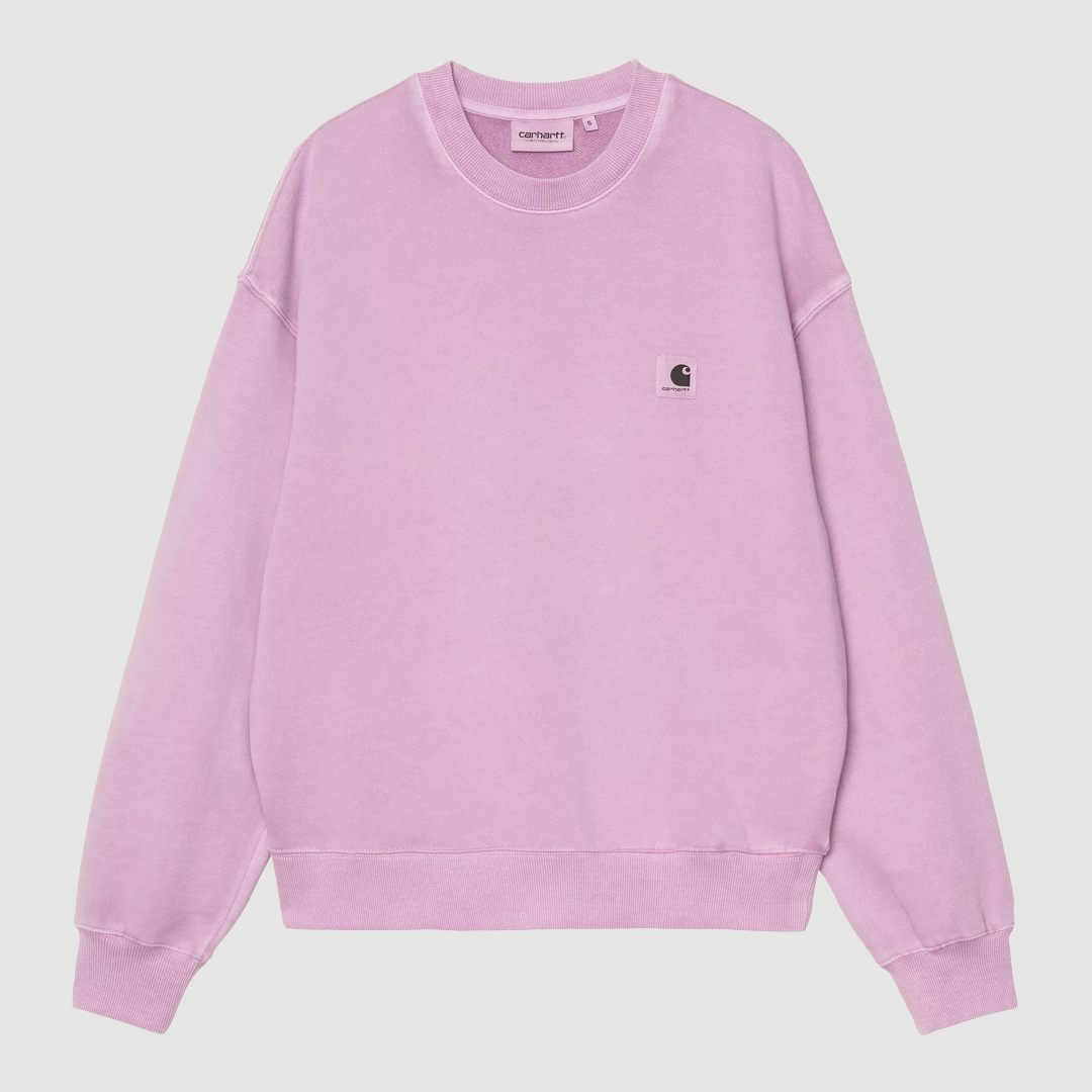 W' Nelson Sweat Gentle Purple Garment Dyed