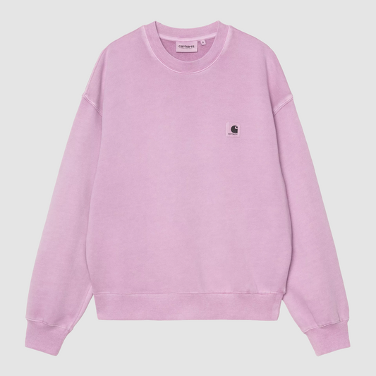 W' Nelson Sweat Gentle Purple Garment Dyed