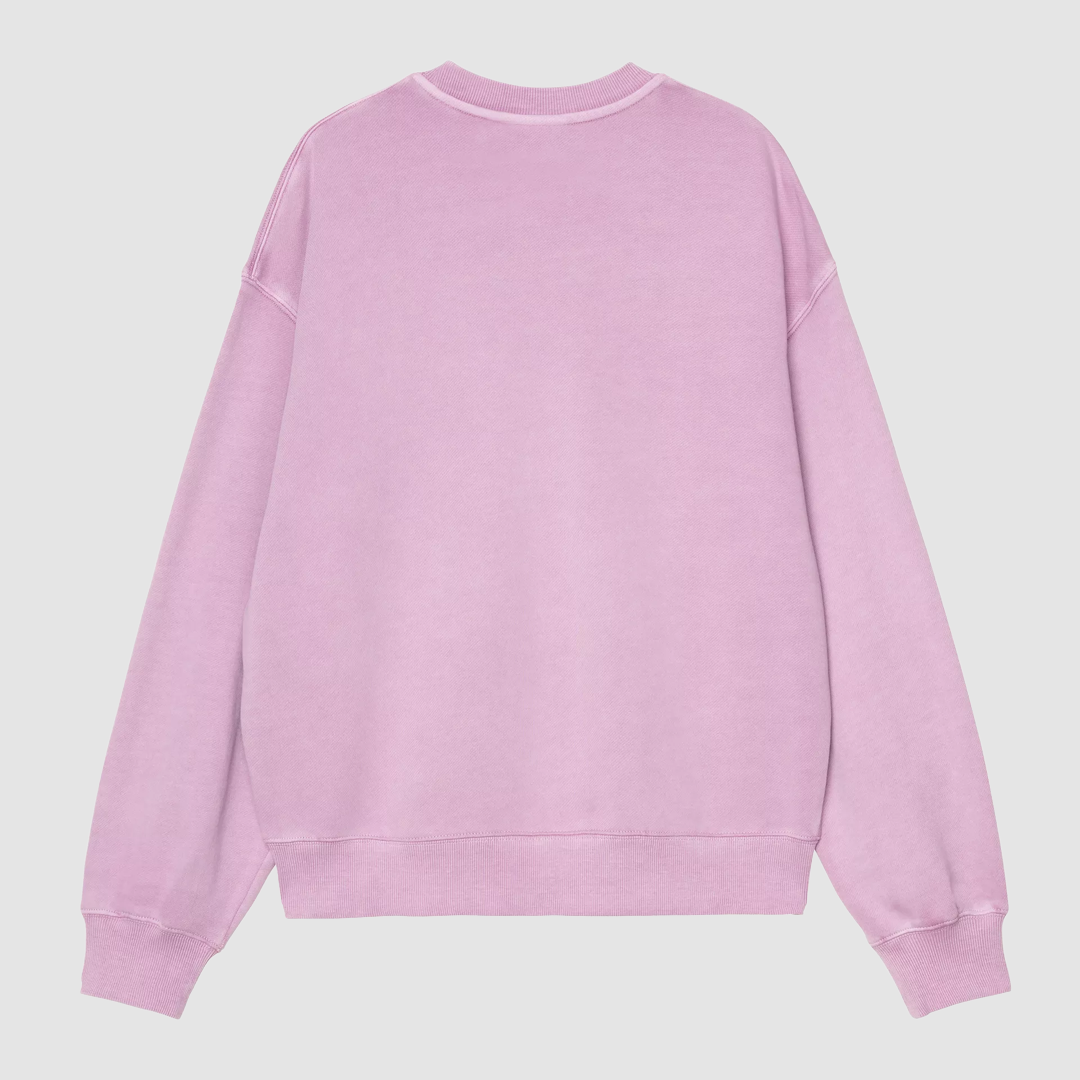 W' Nelson Sweat Gentle Purple Garment Dyed