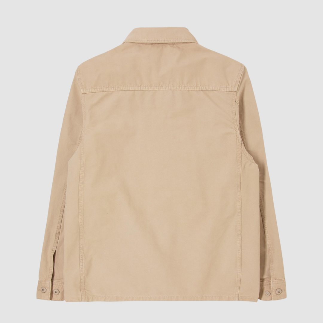 Avery Jacket White Pepper Garment Dyed Enzyme Washed
