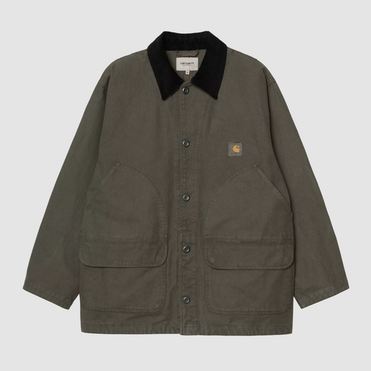 Prescott Coat Oxide Green / Black Garment Dyed