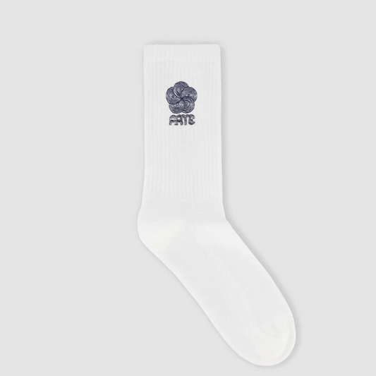 Arte Circle Logo Socks White