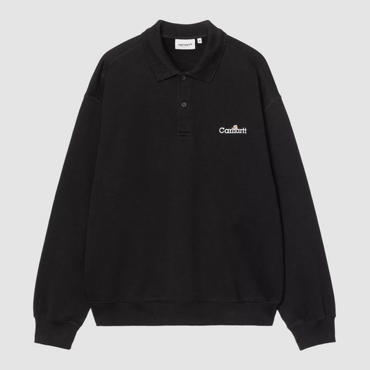 WIP Label Polo Sweat Black