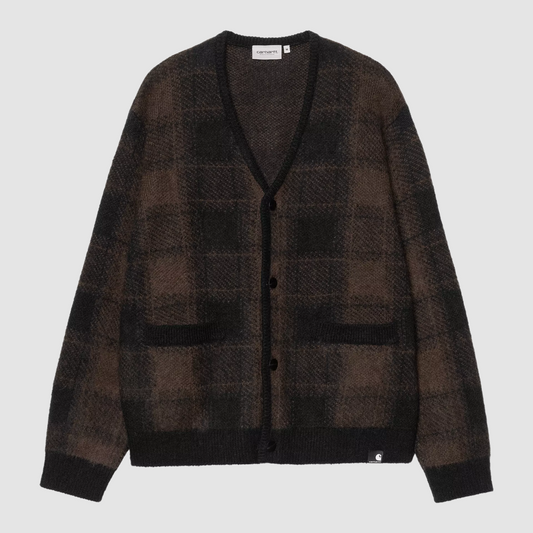 Everson Cardigan Everson Jacquard Black / Palisander
