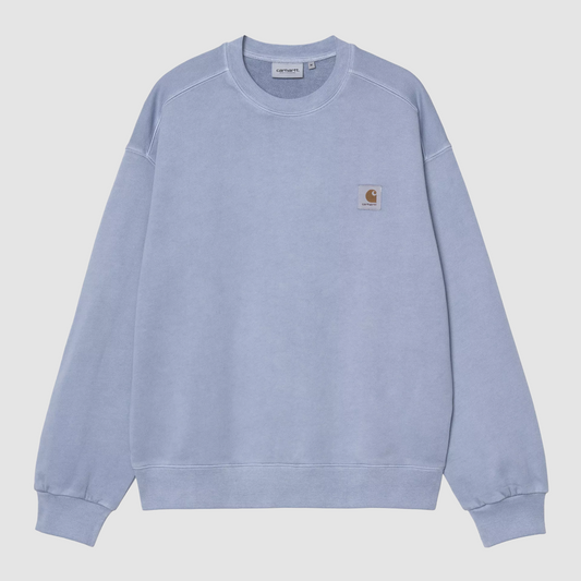 Nelson Sweat Gentle Blue Garment Dyed