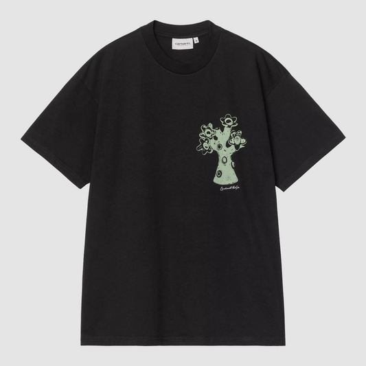 S/S Forma T-Shirt Black Heavy Stone Wash