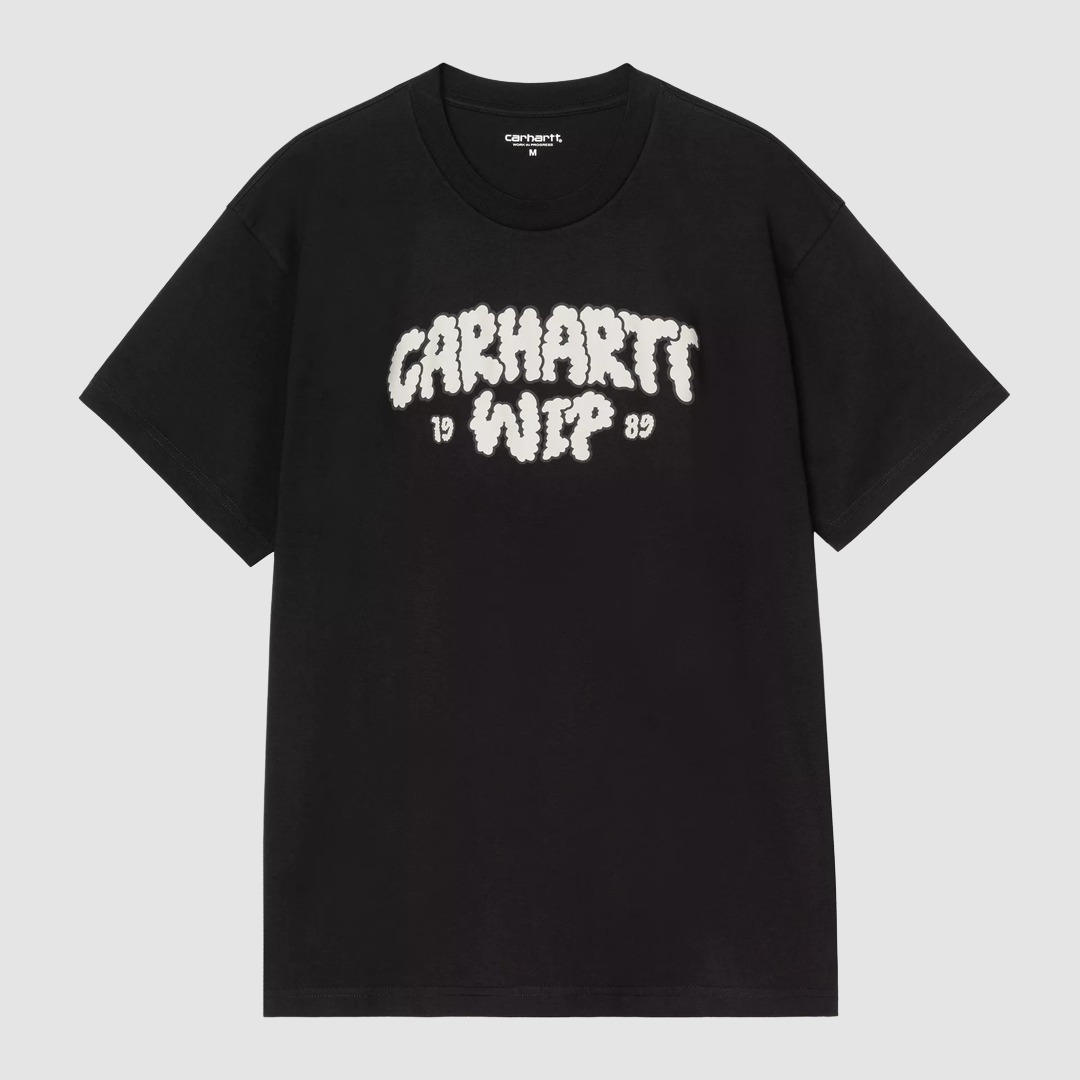 S/S Cloud Script T-Shirt Black