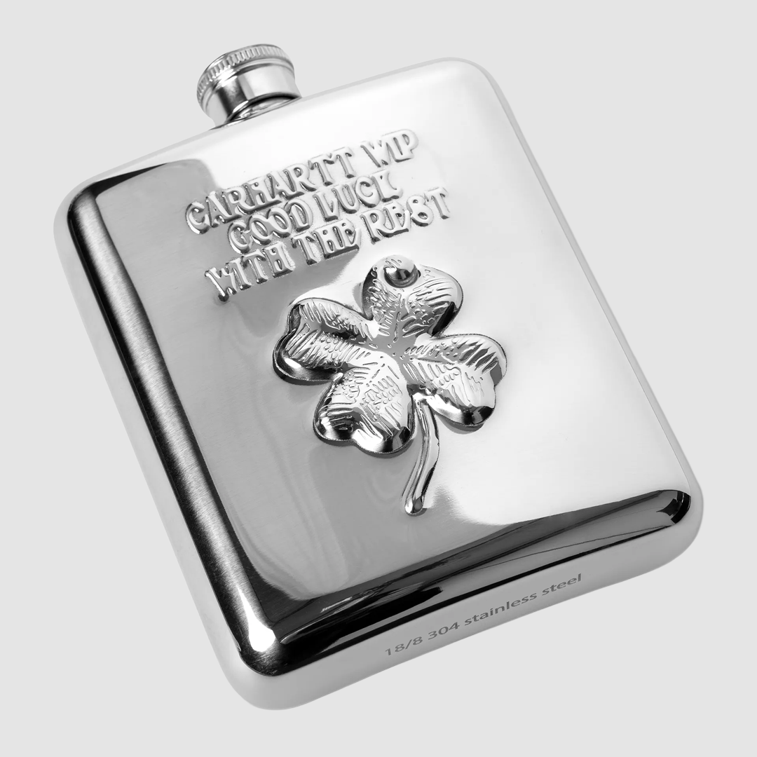 Clover Flask Silver