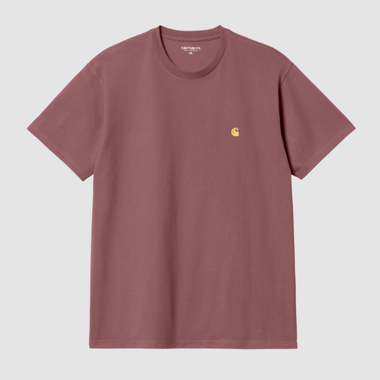S/S Chase T-Shirt Dusty Fuchsia / Gold