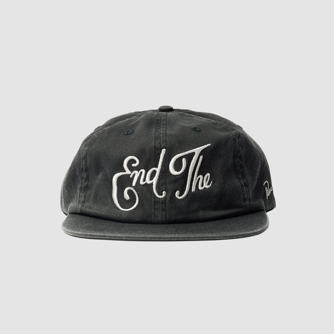End The 6 Panel Hat Black
