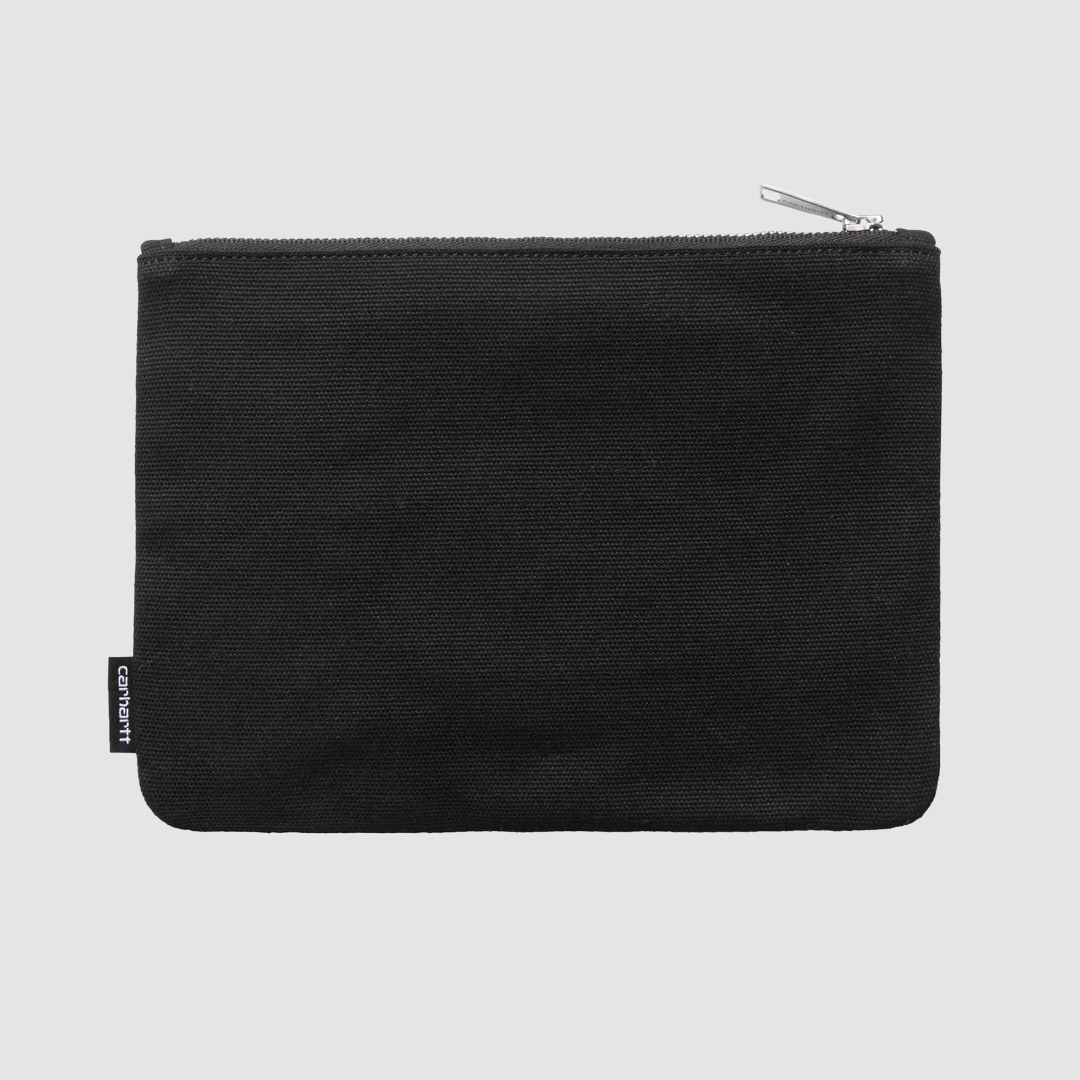Canvas Graphic Zip Wallet Commuting Tales Embroidery