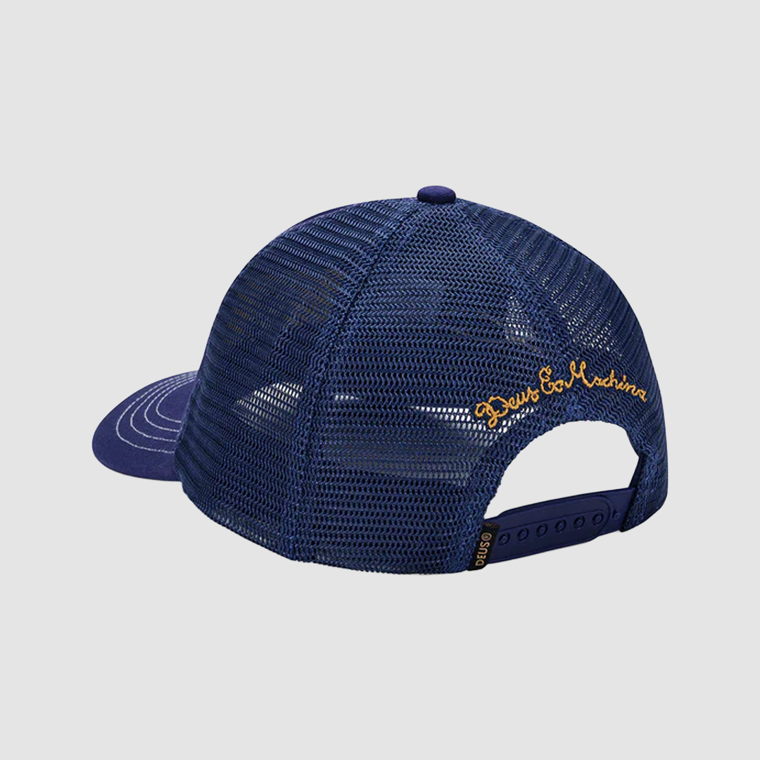Pill Trucker Mechanic Blue