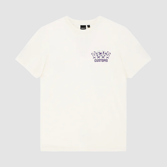 Fancy Pansy T-Shirt Vintage White