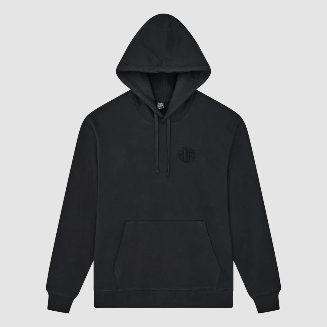 Pill Logo Hoodie Black