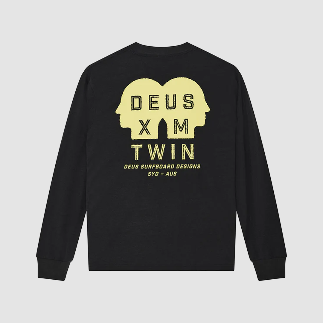 Twin LS T-Shirt Black