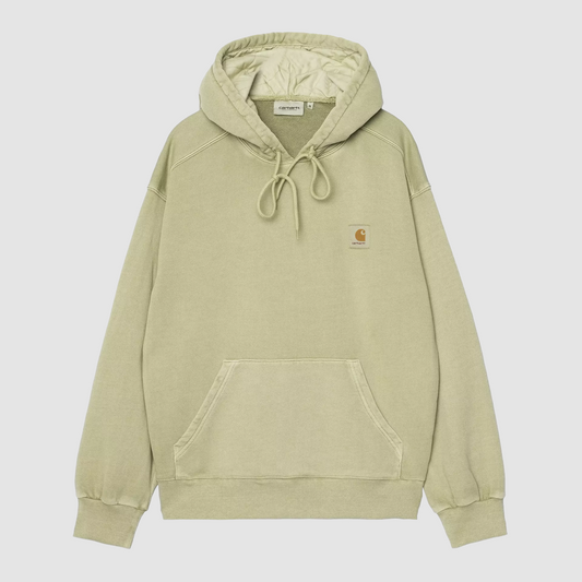 Hooded Nelson Sweat Gentle Green Garment Dyed