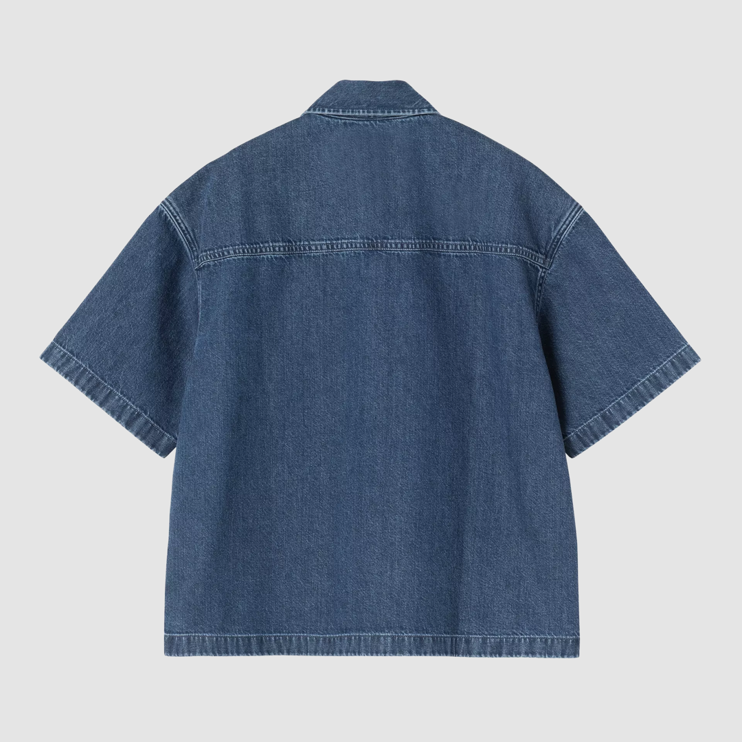 W' S/S Lovilia Shirt Blue Stone Washed