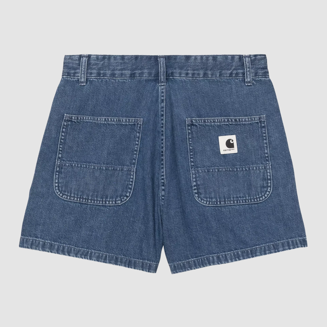 W' Lova Short Blue Stone Washed