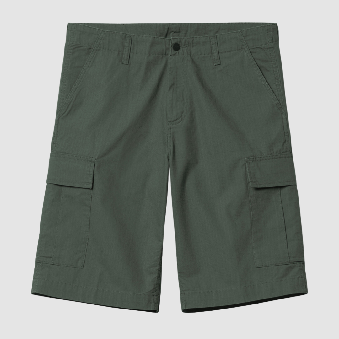 Regular Cargo Short Duck Green Rinsed