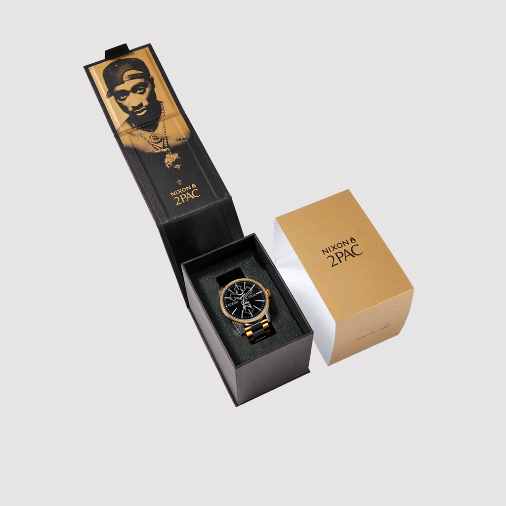 Tupac Sentry Stainless Steel Gold / Silver / Black