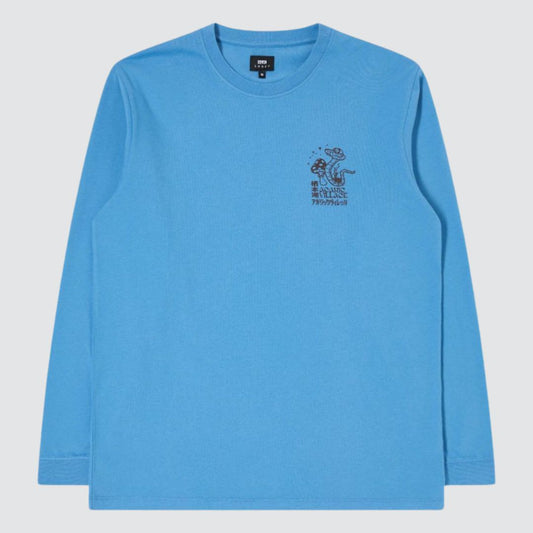 Agaric Village T-Shirt LS Parisian Blue