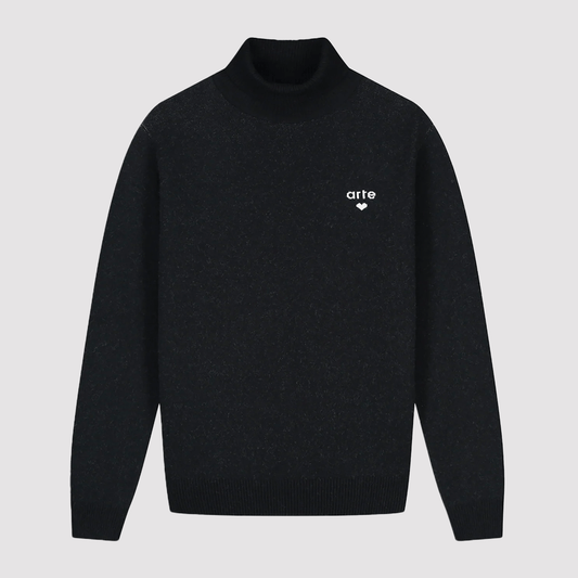 Turtleneck Sweater Black