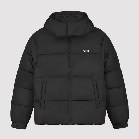 Basic Puffer Jacket Black