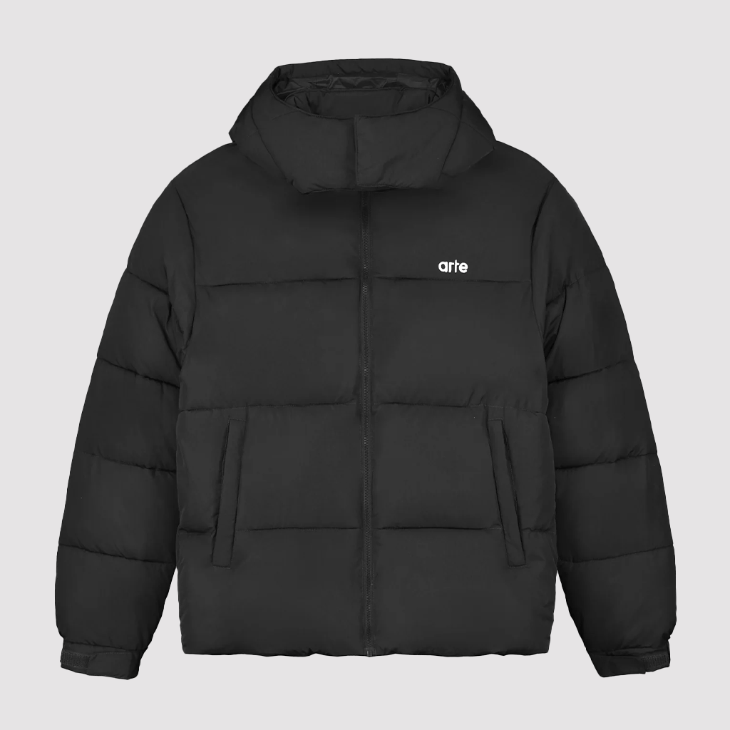 Basic Puffer Jacket Black