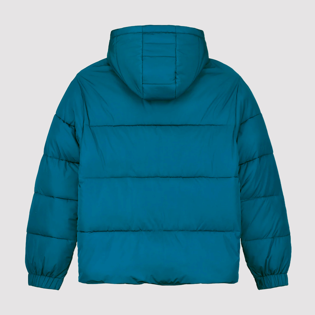 Basic Puffer Jacket Petrol Blue