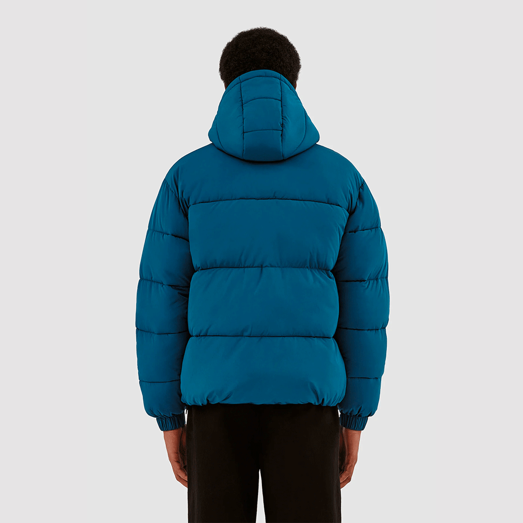 Basic Puffer Jacket Petrol Blue