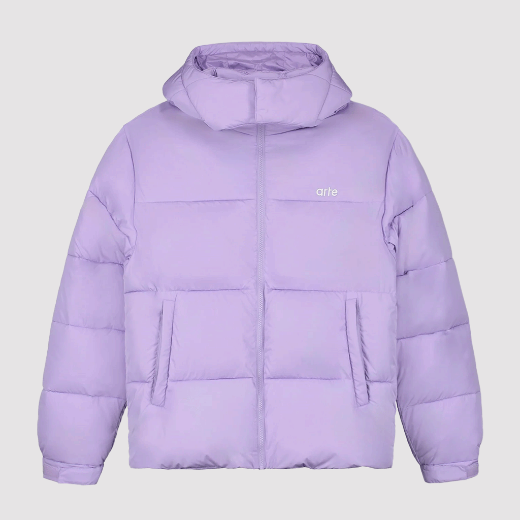 Basic Puffer Jacket Violet