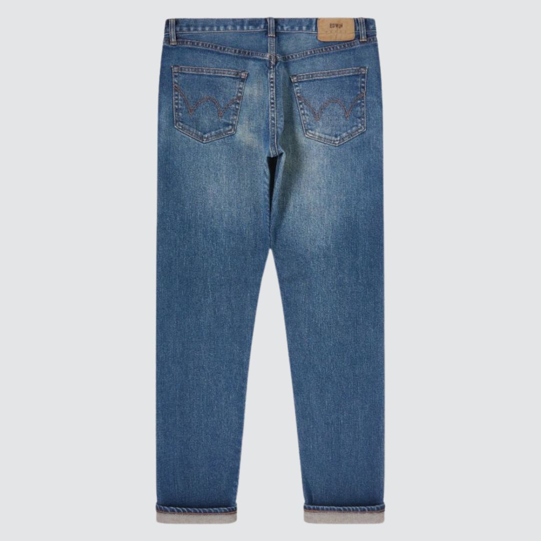 Slim Tapered Jeans Blue Mid Used