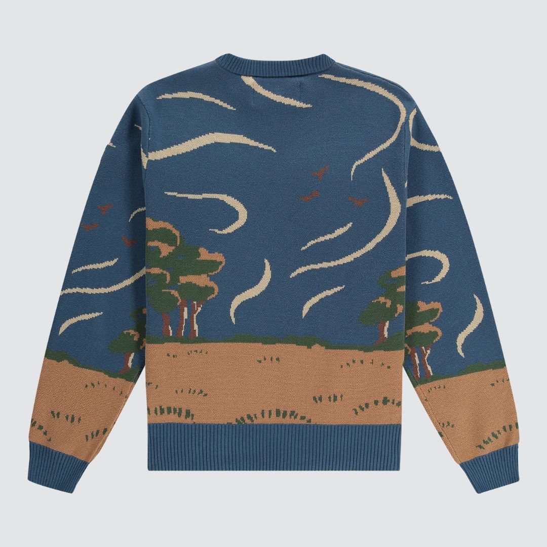 Camping Knit Crewneck Wild Wind