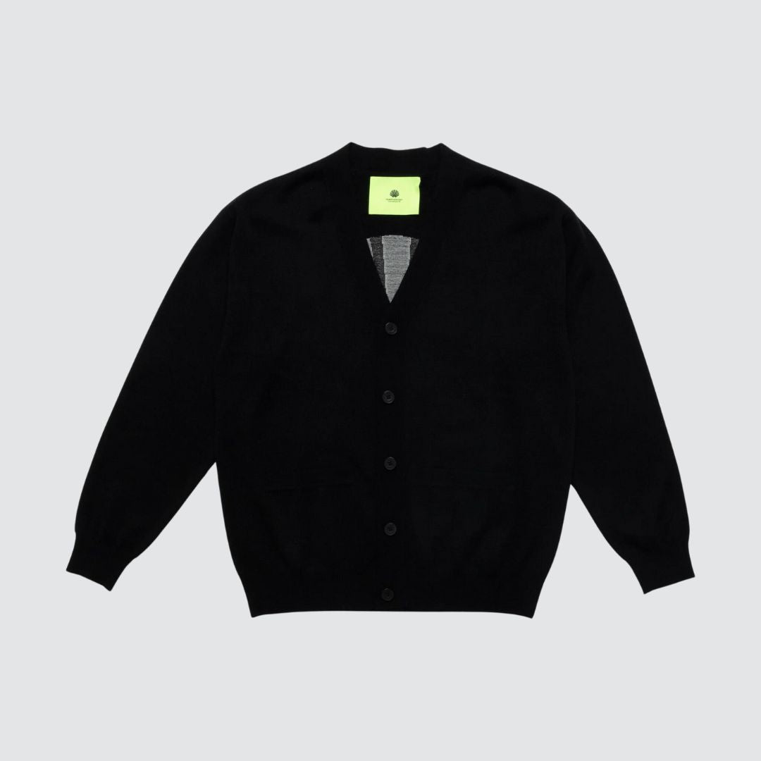 Logo Cardigan Black