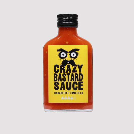 Crazy Bastard Hot Sauce - Habanero & Tomatillo 100ml