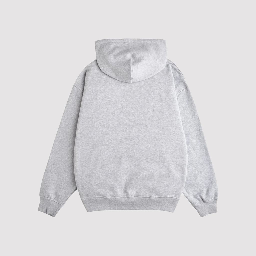 Core Logo Hoodie Sport Grey Black