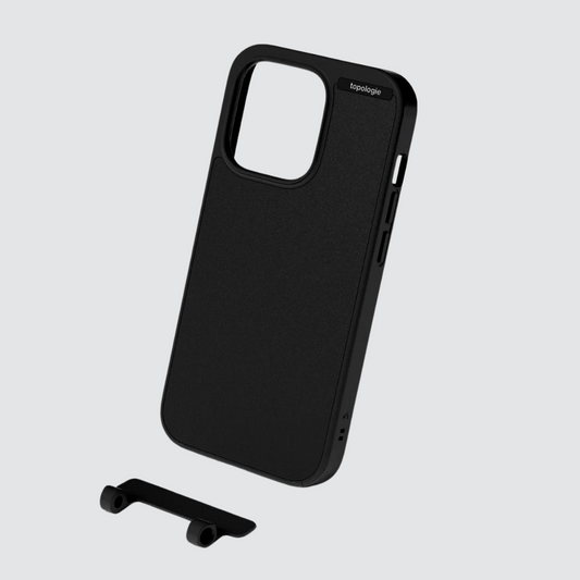 Topologie Bump Phone Cases Full Matte Black iPhone 15