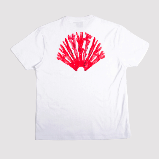 Coral Tee White