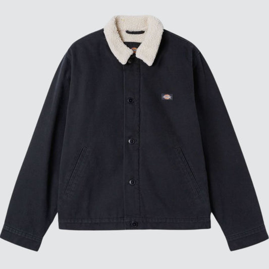 Dickies Duck Canvas Deck Jacket Stone Washed Black