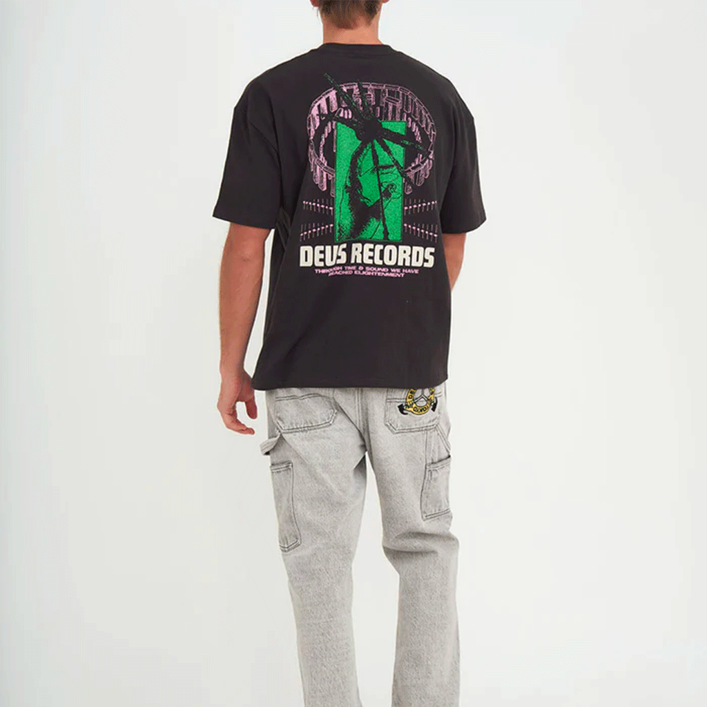 Time And Sound Tee Anthracite