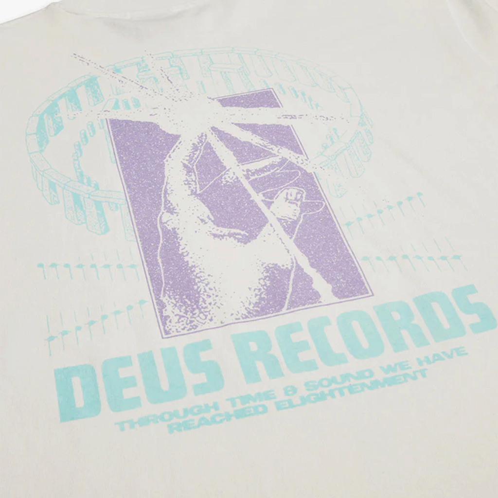 Time And Sound Tee Vintage White