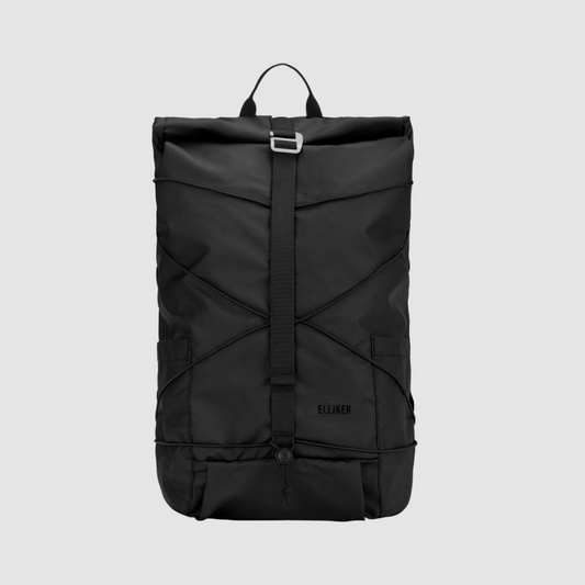 Dayle Roll Top Backpack Black