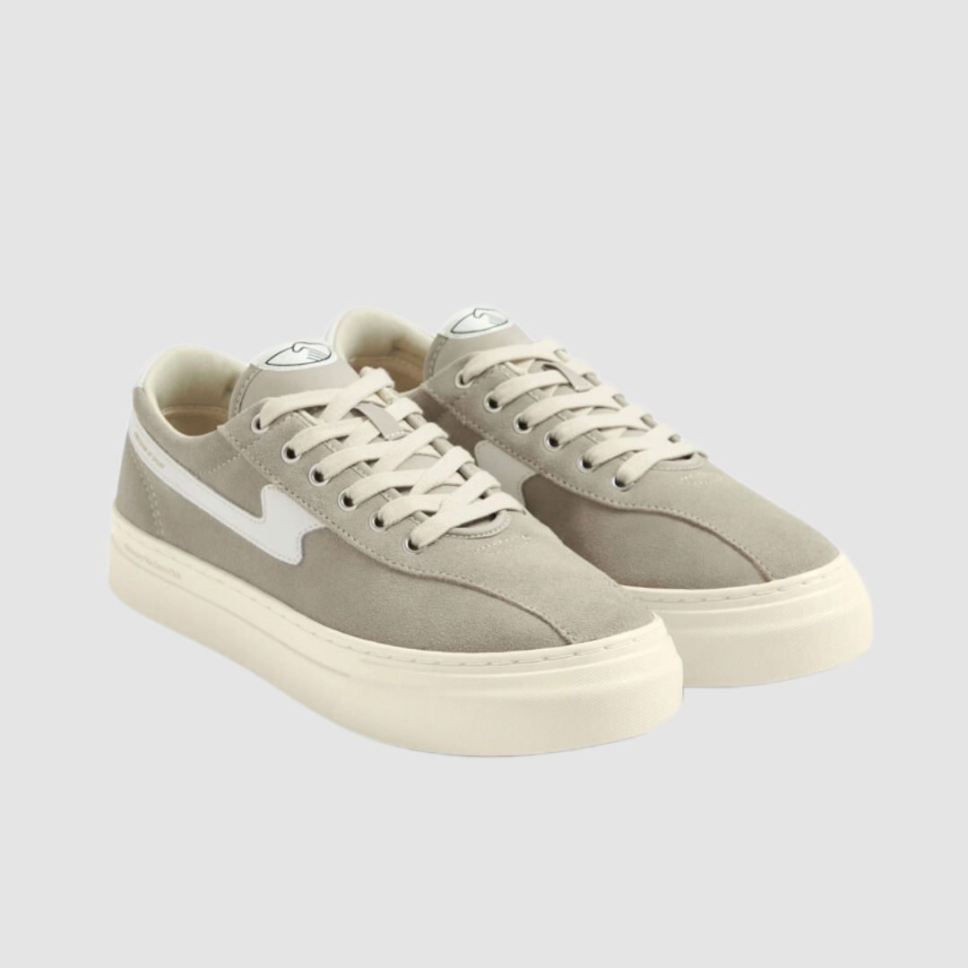 Dellow S-Strike Cup Suede Light Grey / White