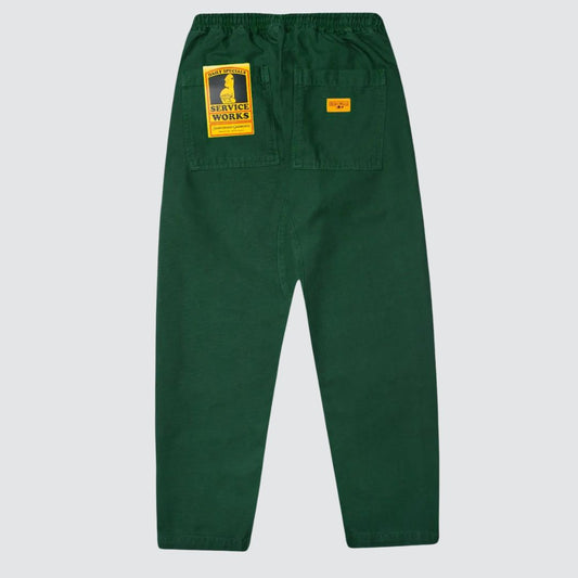 Classic Canvas Chef Pants Forest