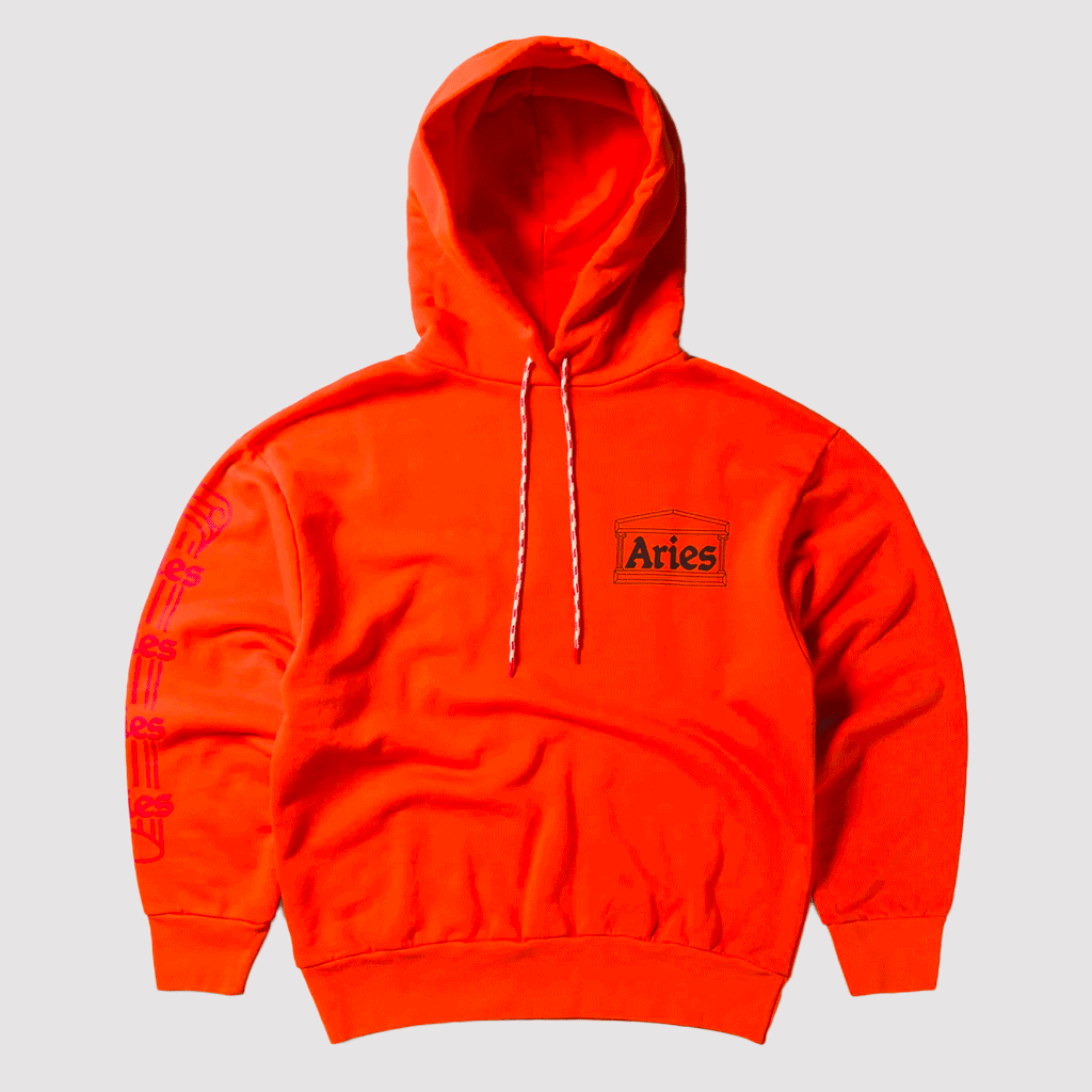 Column Hoodie Orange