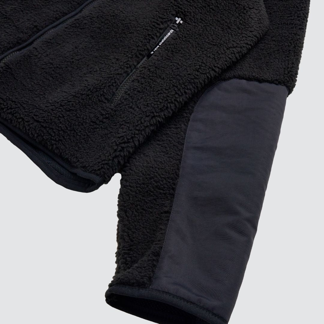 F&B Sherpa Fleece Jacket Black