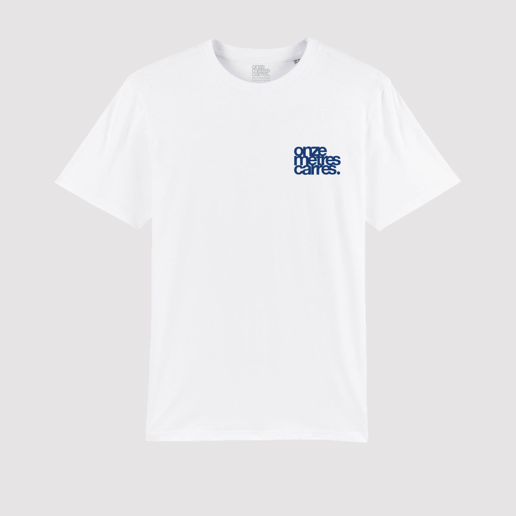 T-Shirt Flower Biarritz White / Navy