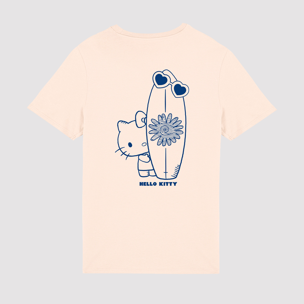 Hello Kitty Surf T-Shirt Ivory